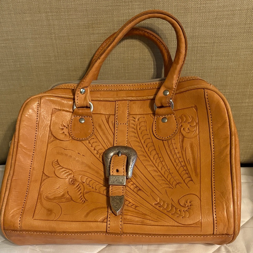 Artisan Tan Leather Satchel